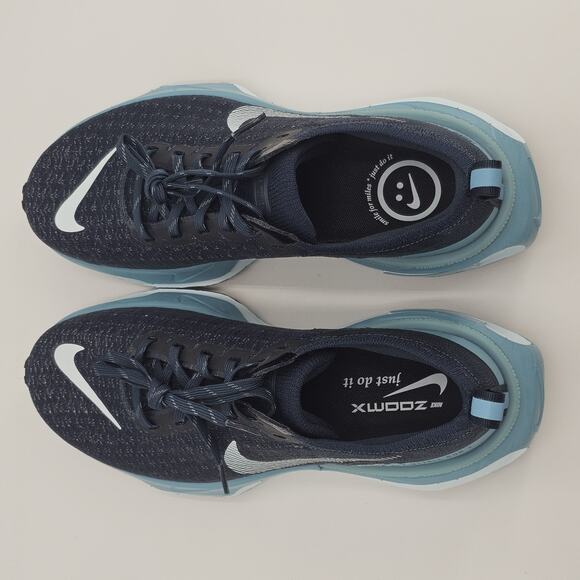 NEW Nike ZoomX Invincible 3 Womens 8 Running Shoe Armory Navy Denim Turquoise - Picture 3 of 12